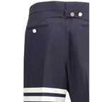 Thom Browne Blue Wool Oves Aries Pants