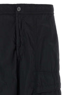Stone Island Black Polyamide Cargo Pants