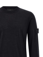 Stone Island Black Virgin Wool Cardigan