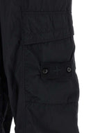 Stone Island Black Polyamide Cargo Pants