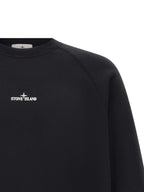 Stone Island Black Cotton Sweatshirt