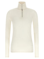 Jil Sander White Polyester Cardigan
