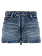 Alexander Wang Blue Cotton Bermuda Shorts