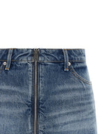 Alexander Wang Blue Cotton Bermuda Shorts