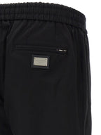 Dolce & Gabbana Black Cotton Casual Pants