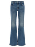 Mother Denim Blue Cotton Bootcut Jeans