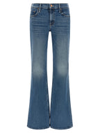 Mother Denim Blue Cotton Bootcut Jeans
