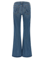 Mother Denim Blue Cotton Bootcut Jeans