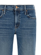 Mother Denim Blue Cotton Bootcut Jeans