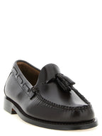 G.H. BASS Brown Cowhide Slip-On Loafers