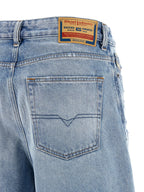 Diesel Blue Cotton Bermuda Shorts