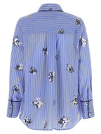 LE TWINS Blue Cotton Blouse