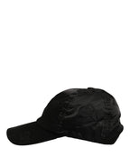 Dolce & Gabbana Men Black DG Monogram Baseball Capello Hat