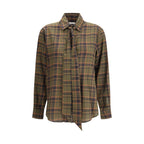 Saint Laurent Bicolor Cotton Shirt