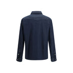Moncler Blue Cotton Denim Jacket