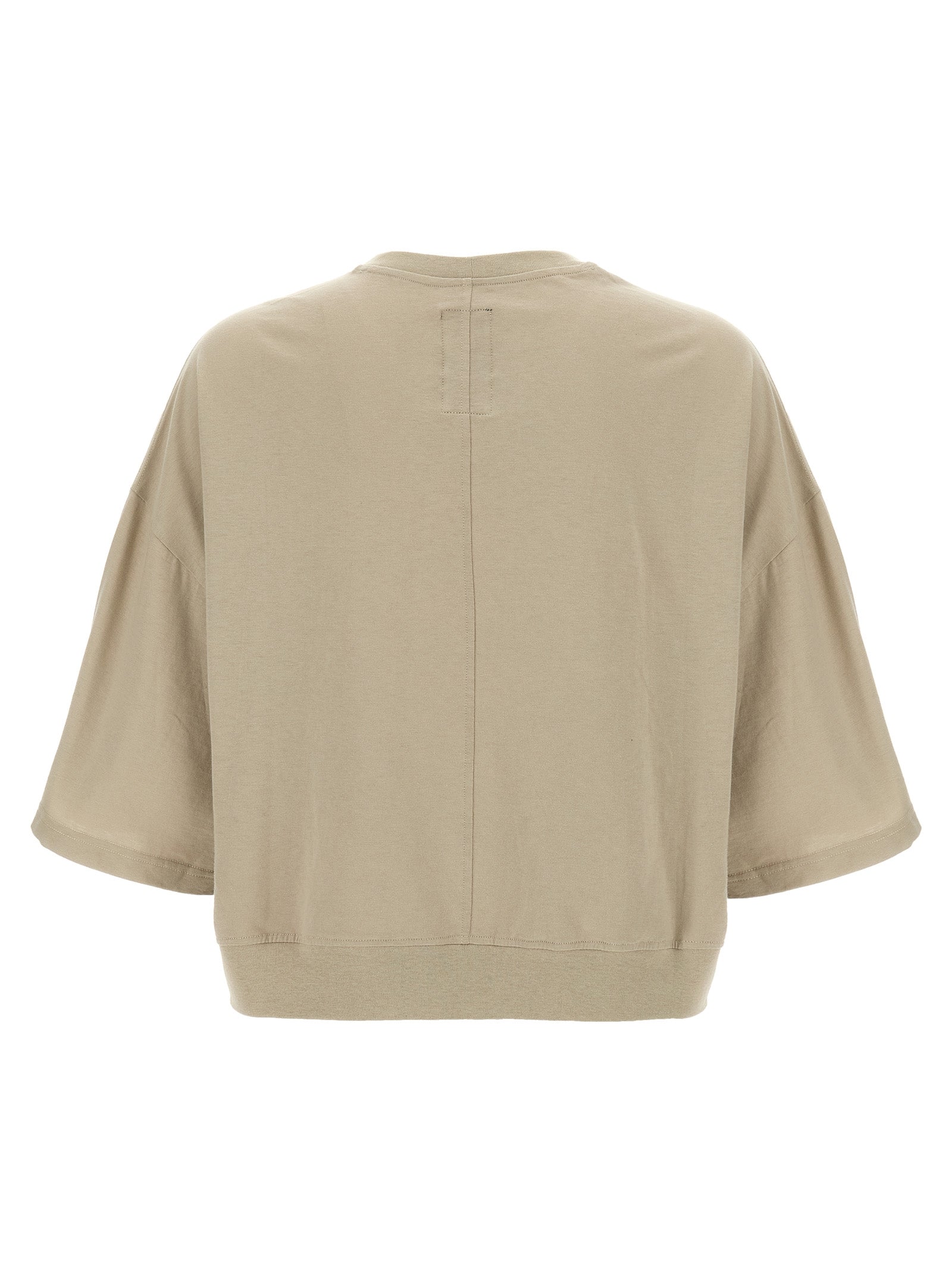 Rick Owens Gray Cotton T-Shirt