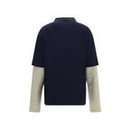 Miu Miu Blue Cotton Sweatshirt
