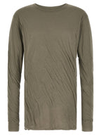 Rick Owens Gray Cotton T-Shirt