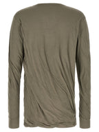 Rick Owens Gray Cotton T-Shirt