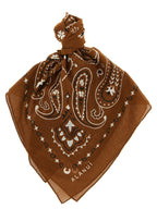 Alanui Brown Cotton Foulard