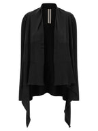 Rick Owens Black Cotton Cardigan