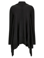 Rick Owens Black Cotton Cardigan