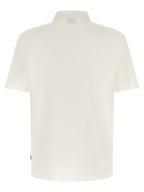 Hugo Boss White Cotton Polo Shirt