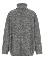 PINKO Gray Polyester Cardigan