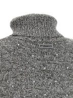 PINKO Gray Polyester Cardigan