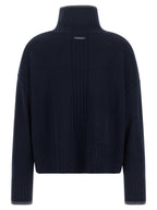 PINKO Blue Wool Cardigan