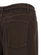 Twinset Brown Cotton High-Waisted Jean