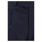 PT Torino Blue Wool Oves Aries Casual Pants