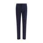 PT Torino Blue Elastane Casual Pants