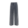 Haikure Gray Cotton Casual Pants
