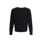 Ami Paris Black Wool Oves Aries Cardigan