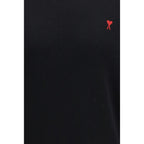 Ami Paris Black Cotton Sweatshirt