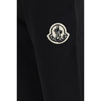 Moncler Black Cotton Athletic Pants