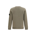 Stone Island Bicolor Cotton Sweatshirt