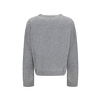 Fabiana Filippi Gray Cashmere Sweatshirt