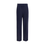 Blazé Milano Blue Wool Oves Aries Pants