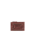 Balenciaga Bordeaux Lamb Ovis Aries Aries Wallet