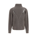 P.A.R.O.S.H. Beige Wool Oves Aries Sweatshirt