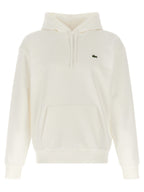 Lacoste White Cotton Sweatshirt