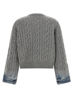 Haikure Gray Cotton Cardigan