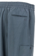 Kenzo Gray Wool Cargo Pants