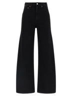 Agolde Black Cotton Jeans Denim