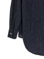 Khaite Blue Cotton Blouse