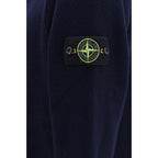 Stone Island Blue Cotton Cardigan