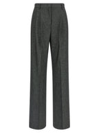 The Andamane Gray Polyester Dress Pants