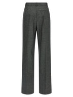 The Andamane Gray Polyester Dress Pants